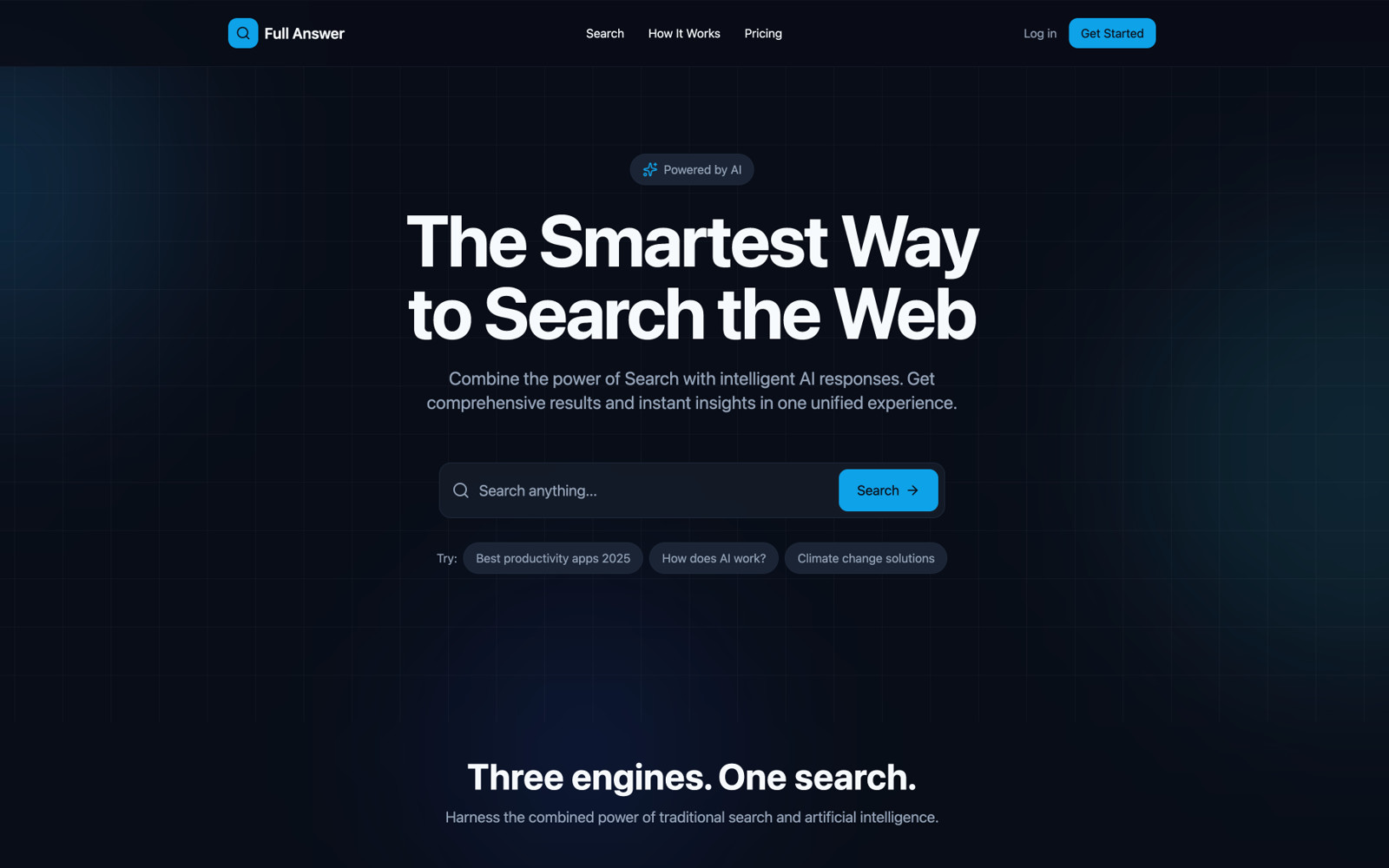 Full Answer Dashboard